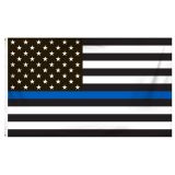 3'x5' Budget-Friendly Thin Blue Line-U.S. Outdoor Flag